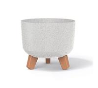Pot de fleurs moderne original ergonomique diamètre 200 mm capacité 3 litres.