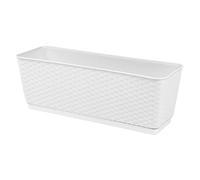 Pot de Fleurs Neuf Plastique Ratolla 50 cm de Large Blanc