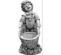 Pot de fleurs Plantation Bac Décoration Figure Pots de fleurs Jardin Vases Récipient 45cm