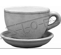 Pot de fleurs Plantation Pot de décoration Figure Pots de fleurs Jardin Vases Café Tasse