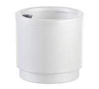 Pot de fleurs - PLASTIKEN - Hidrojardinera - Ø26 cm - Avec réserve d'eau - Blanc