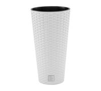 Pot de fleurs pot de fleurs aspect rotin avec insert nombreuses tailles 4 cou...