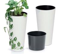 Pot de fleurs pot décoratif et pot haut 20 cm pour la maison, le jardin ECO...