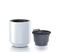 Pot de fleurs pot HEOS jardinière insert massif 4 couleurs Ø39 H44