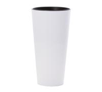 Pot de fleurs - PROSPERPLAST - EDANTI - Mat blanc - H.28,6 cm - 2,3 L