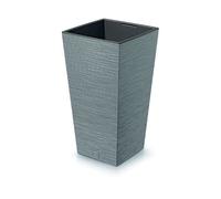 Pot de fleurs Prosperplast FURU SQUARE DFSH265-422U 265x265x500mm - couleur beton