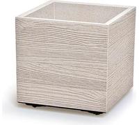 Pot de fleurs Prosperplast MADERA SQUARE eco wood 38,5 cm blanc eco