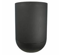 Pot de fleurs Riss noir Ø 50 cm plastique rond