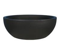 Pot de fleurs RIVIERA Coupe noir aspect granit D40 x H15 cm 12 L Noir G