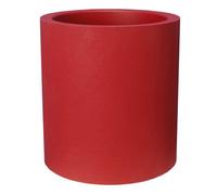 Pot de fleurs - RIVIERA - Granit rond - D39 x H43 cm - 28L - Rouge