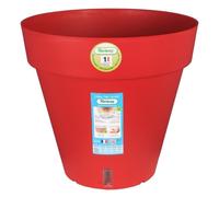 Pot de fleurs - RIVIERA - Loft avec réserve d'eau - Rond - Ø 49 x H 45 cm - 50L - Rouge