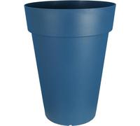Pot de fleurs RIVIERA SOLEILLA haut, Plastique, H65 x D49 cm, Bleu