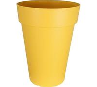 Pot de fleurs RIVIERA SOLEILLA HAUT, Plastique, H65 x D49 cm, Jaune