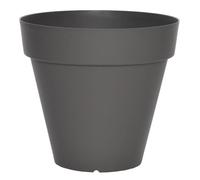 Pot de fleurs - RIVIERA - Soleilla Rond - Ø 39,2 x 35,8 cm -Gris pailleté
