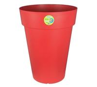 Pot de fleurs RIVIERA Soleilla Rond, Ø 50 x 66 cm, Rouge, Volume 71 L