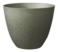 Pot de fleurs Rond Ø 40 cm - EDA - Element - 26,2 L - Système de drainage - Intérieur / Extérieur - Ø 39,4 x H 31,6 cm - Kaki