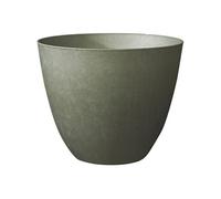 Pot de fleurs Rond Ø 50 cm - - Element - 47,8 L - Systeme de drainage - Intérieur / Extérieur - Ø 48,8 x H 38,4 cm - Kaki