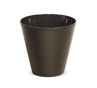 Pot de fleurs rond 3,5 L TUBUS eco wood, 20x20x18,7 cm, Café