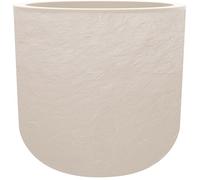 EDA 013723 BE.CA C2 EDA Jardinière VOLCANIA UP, ronde, 385 mm, beige