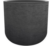 EDA Pot de fleurs rond GRAPHIT UP - 67 L - Ø 49 cm x H 46,2 cm - Gris anthracite