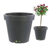 Pot De Fleurs Rond - Anthracite - Ø 58 Cm - Capacité 55 L - Jardin Terrasse - Durable Multicolore