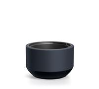 Pot de fleurs rond anthracite Heos DLHEW300 avec insert