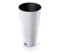 Pot de fleurs rond avec reserve d´eau 7,5 L blanc - FURU