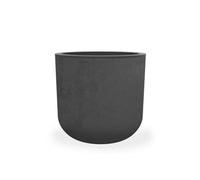 Pot de fleurs rond Basalt Up - Ø 40 x 37 cm - 32,5 L - Gris anthracite -