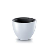 Pot de fleurs rond blanc Heos DBHEM300 avec insert