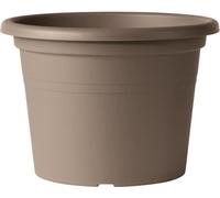 Pot de fleurs rond DEROMA Day R Camel, 60 x H41,8 cm, 69 litres, Taupe, Recy t Recyclable, Résistant au gel et aux UV