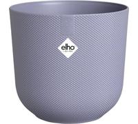 Pot de Fleurs Rond Elho Jazz, Lot de 3, Ø14xH13,1, Ø16xH15,3, Ø19xH17,6 cm, 7 L, Lila et Blanc