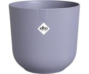 Pot de Fleurs Rond Elho Jazz, Lot de 3, Ø14xH13,1, Ø16xH15,3, Ø19xH17,6 cm, 7 L, Lila et Blanc