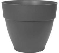 Pot de fleurs rond ELHO Vibia Campana, Ø 55 x H 47 cm, Extérieur, 100% recyclé, Noir