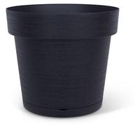 Pot de fleurs rond GARDEN ID Glamour, Ø 50 cm, 47 L, H 43cm, Noir Anthracite