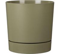Pot de fleurs rond Garden ID Plano, Ø 39 cm, 32 L, H 38 cm, Vert mousse