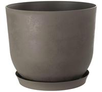 Pot de fleurs rond GARDEN ID Swing Rond, Ø 30 cm, 13 L, H 25 cm, Tourbe
