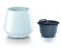 Pot de fleurs rond Heos DBHET400 | Blanc