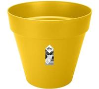 Pot De Fleurs Rond Loft Urban Avec Roues - Ø 40 X H.35 Cm - Ocre - Elho Gris