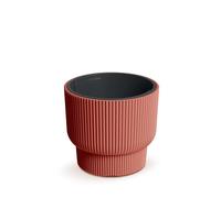 Pot de fleurs rond Milly DBMLR300 cuivre avec insert rainuré