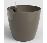Pot de fleurs - ARTEVASI - San Remo SWS 36 BR - Intérieur/extérieur - Plastique - Ø36 x H33,5 cm - 25 L - Taupe