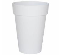 Pot de fleurs Soleilia Haut 66 - D49cm - H65cm - 71L - Blanc - Fabrication Française