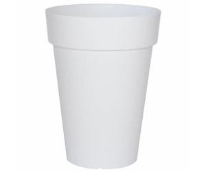 Pot de fleurs Soleilia Haut 66 - D49cm - H65cm - 71L - Blanc - Fabrication Française