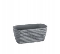 Pot de fleurs Splofy Case DSPC300 plastique gris 4L