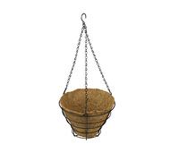 Pot de fleurs suspendu avec insert en noix de coco 26,5 cm