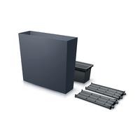 Prosperplast Pot de fleurs Urbi Case T DUC800T – haut avec insert – Anthracite
