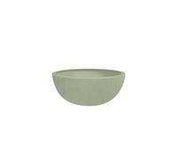 Pot De Fleurs Vasque Basalt Up Ø 24,5 X 10,5 Cm - 3,3 L - Vert Amande - Eda Gris