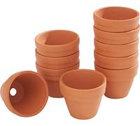 Pot de fleurs VBS pots en terre cuite cache-pots diff. tailles Ø intérieur 2 cm, 10 pc.