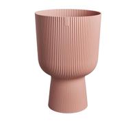 Elho - Pot de fleurs Vibes Fold Coupe 30 - 100% plastique recyclé - Ø29,5×H44,7cm - Rose poudré