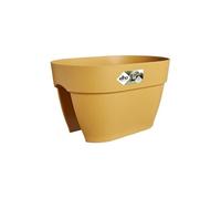 Elho Balconnière Vibia Campana Flower Bridge 40 – 26×39×22 cm – Balcon extérieur – Jaune miel