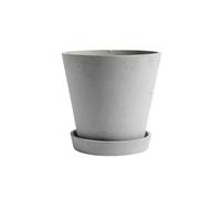HAY Pot HAY Flowerpot with saucer XL Ø21.5 cm Gris